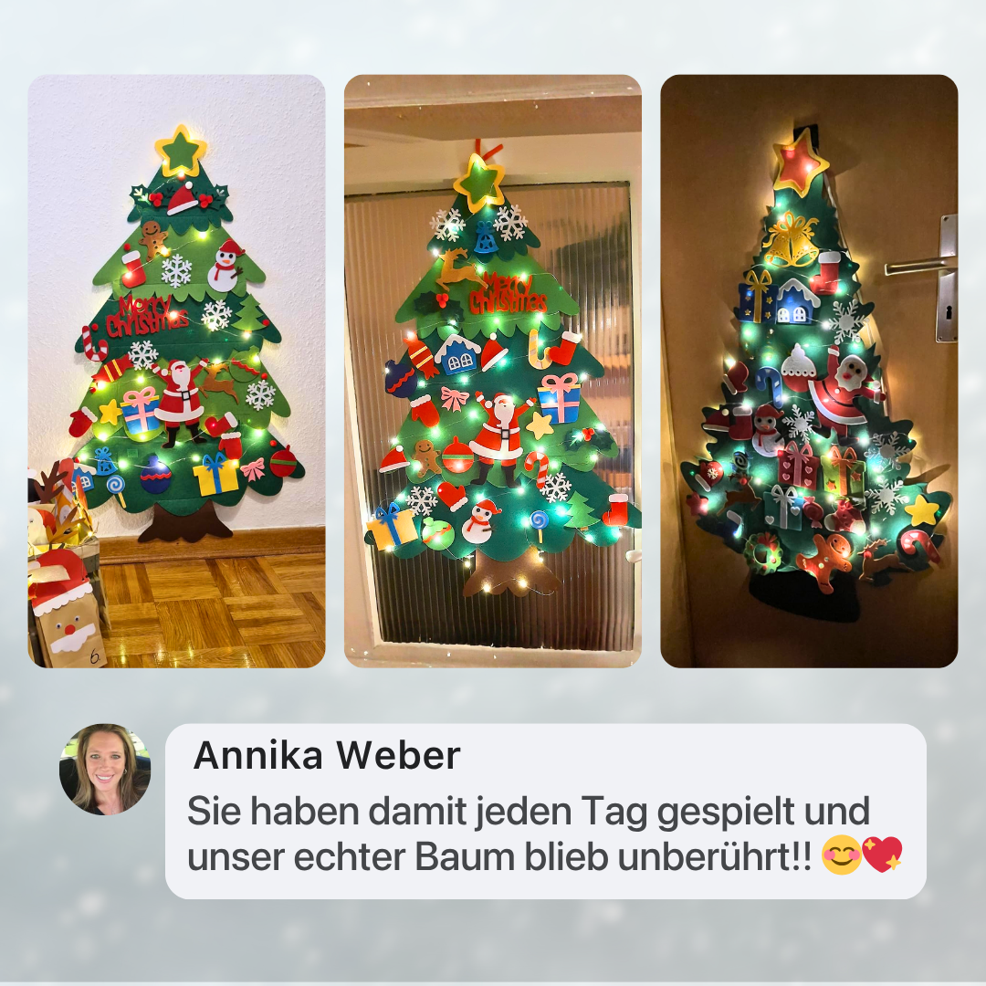Montessori Weihnachtsbaum